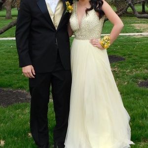 Yellow Sherri Hill Dress